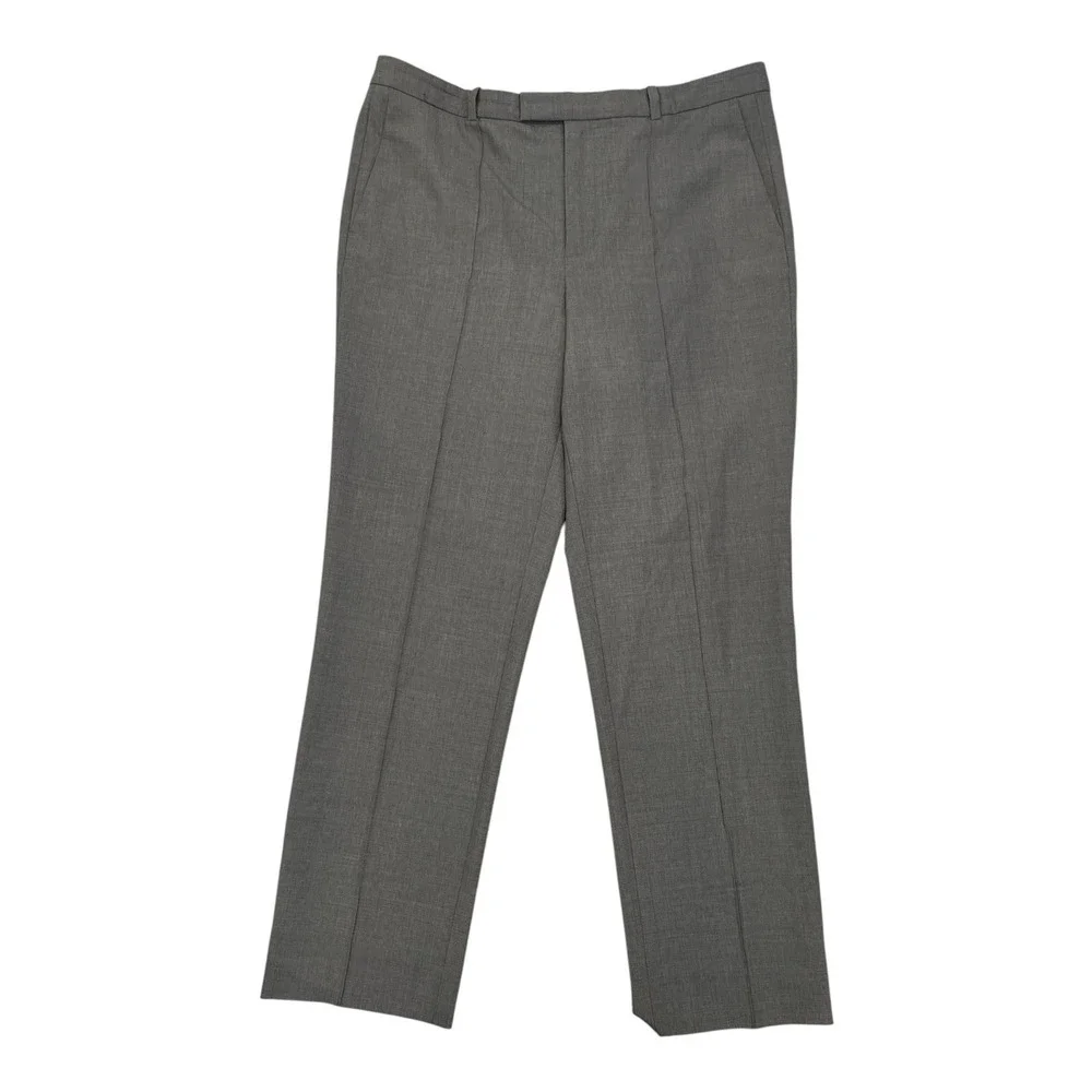 J Crew Tollegno 1900 Wool Ankle  Pleated Dress Pants 8T Quiet Luxury Officecore‎